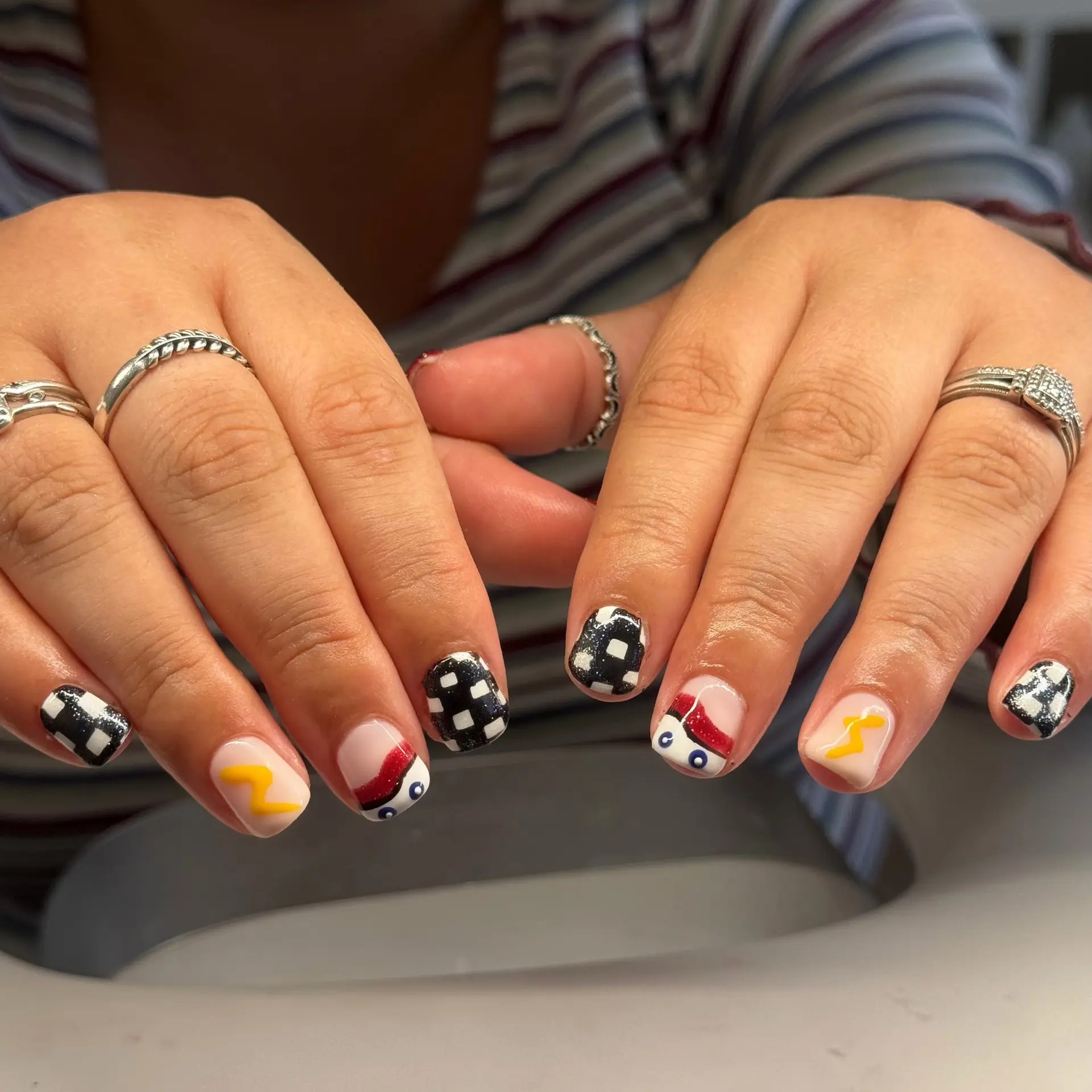 Creative nail art at Holly Sydenham Beauty