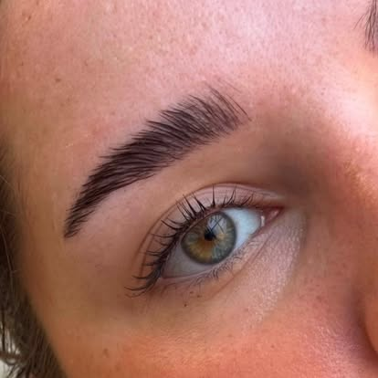 Detailed brow work