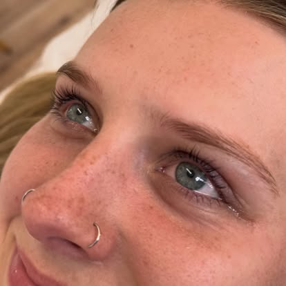 Recent lash and brow work